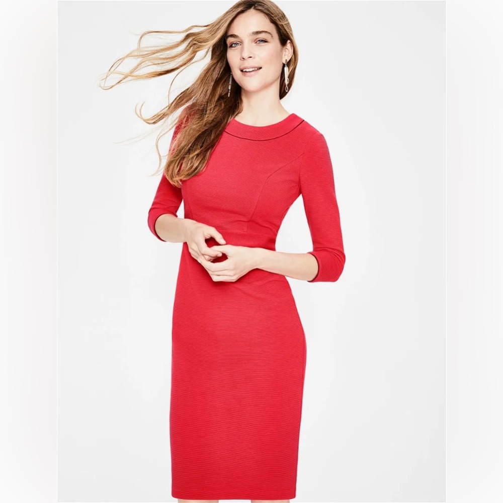 New Boden Ottomen Peony Dress